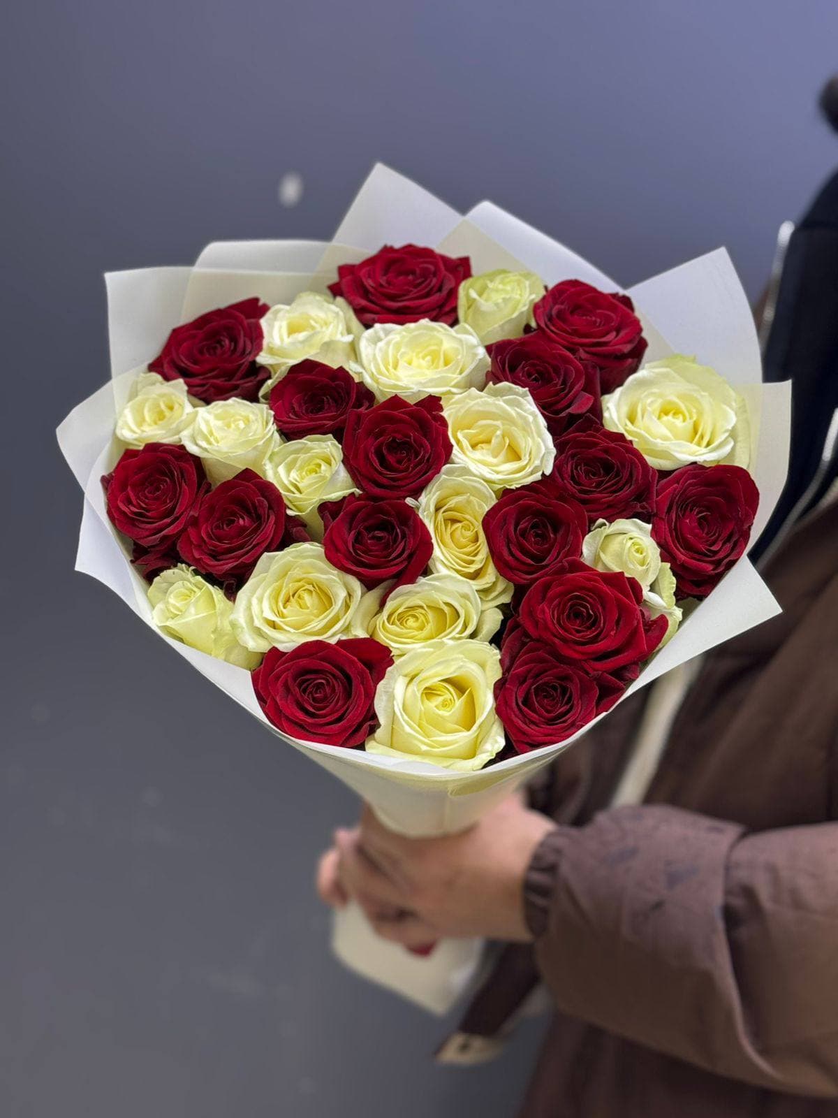 Контраст страсти | 31 роза