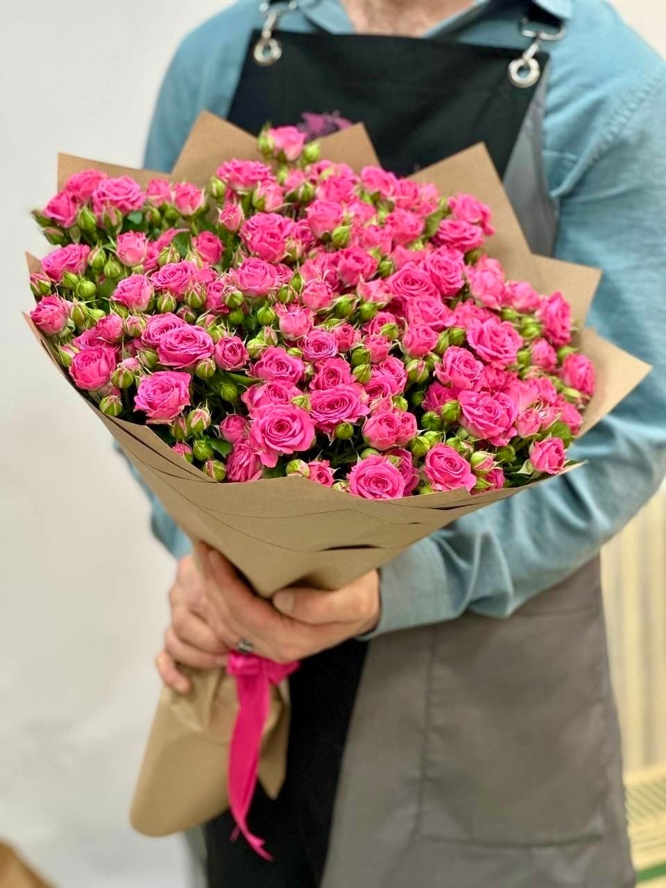 Малиновый свет | 29 роз