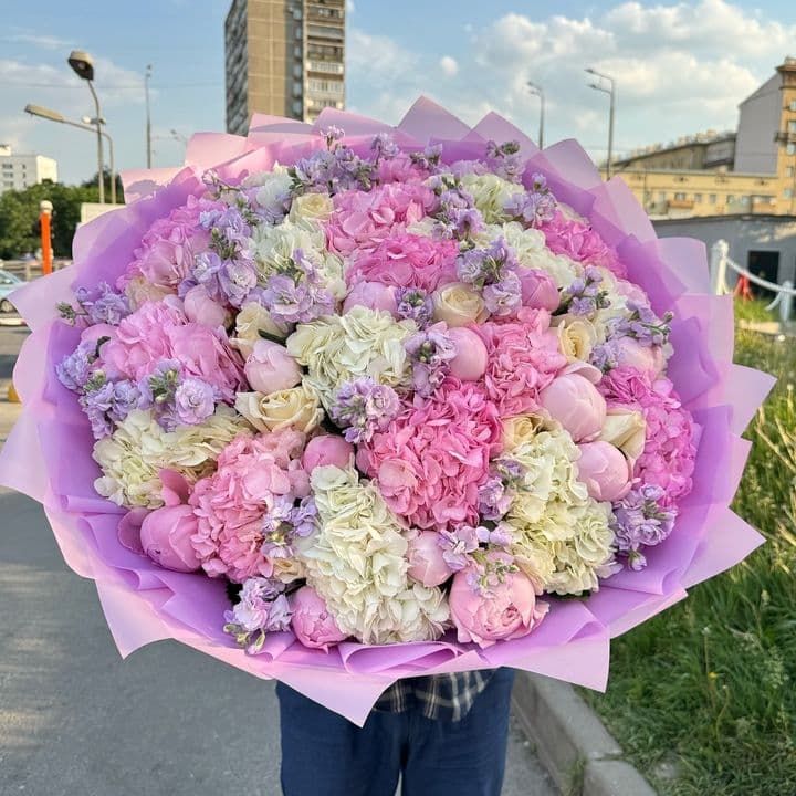 Пионы и Гортензии